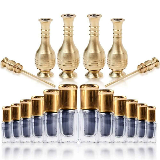 العرض الماسي (12 قطع) ربع تولة + (4 قطع) مكحلة نحاسية